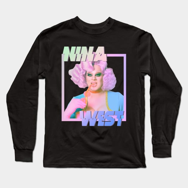 NINA WEST Long Sleeve T-Shirt by shantaysashay